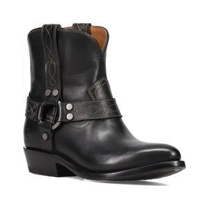 Frye Billy Harness Leather Bootie, Black